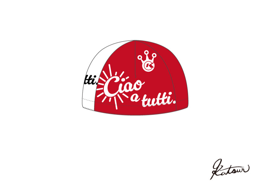 Ciao a tutti. サイクリングキャップ